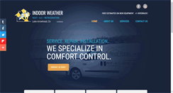 Desktop Screenshot of indoorweatherhvac.com